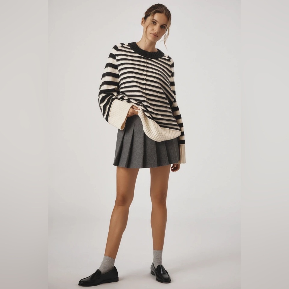 Anthropologie Maeve The Chandler Crew-Neck Relaxed Pullover Sweater - Picture 4 of 9
